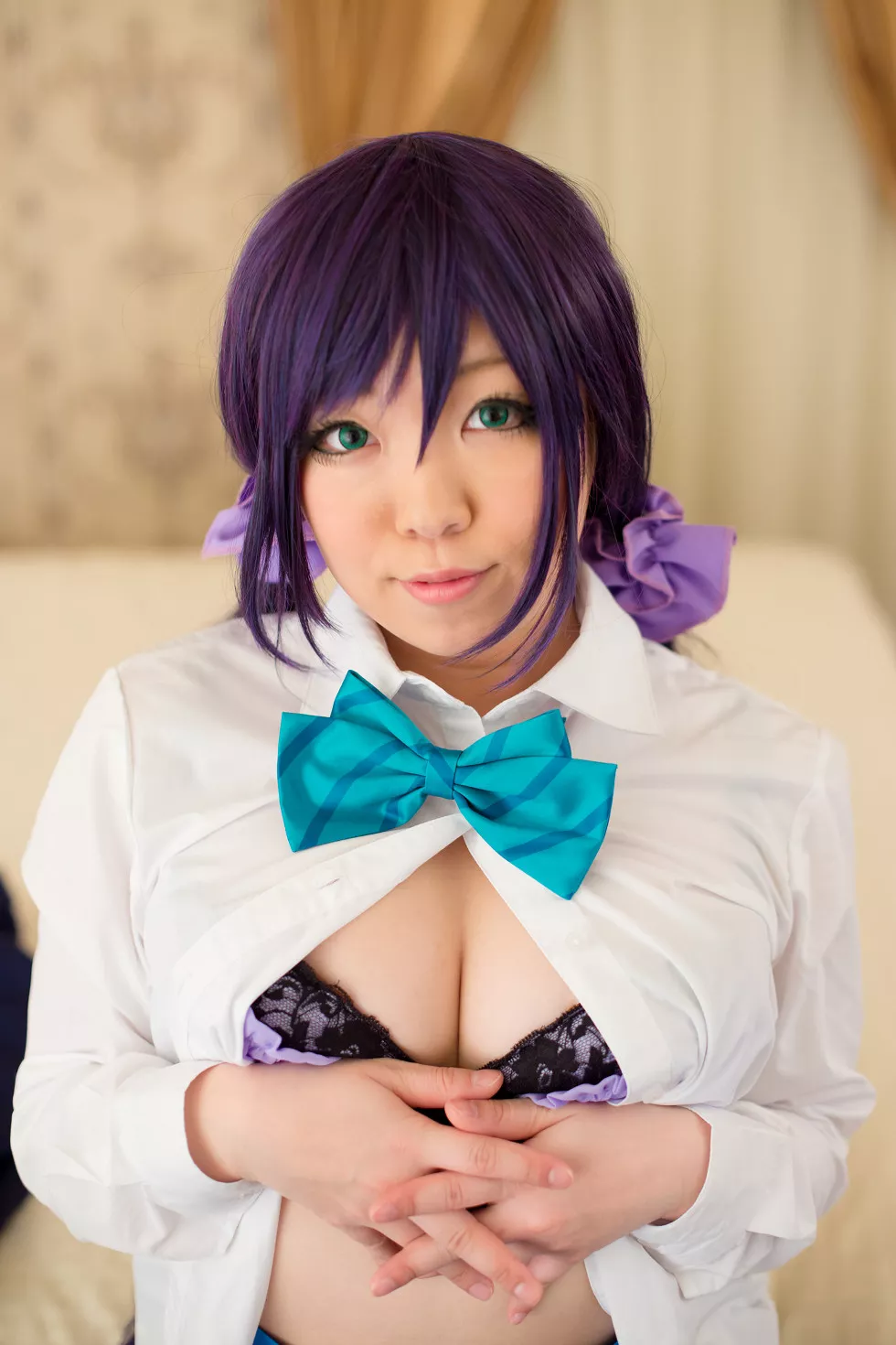 Xgyw.Org_[Cosplay精选]COS正片《は紫や》图集丰满美少女粉红薄纱裙秀豪乳写真200P