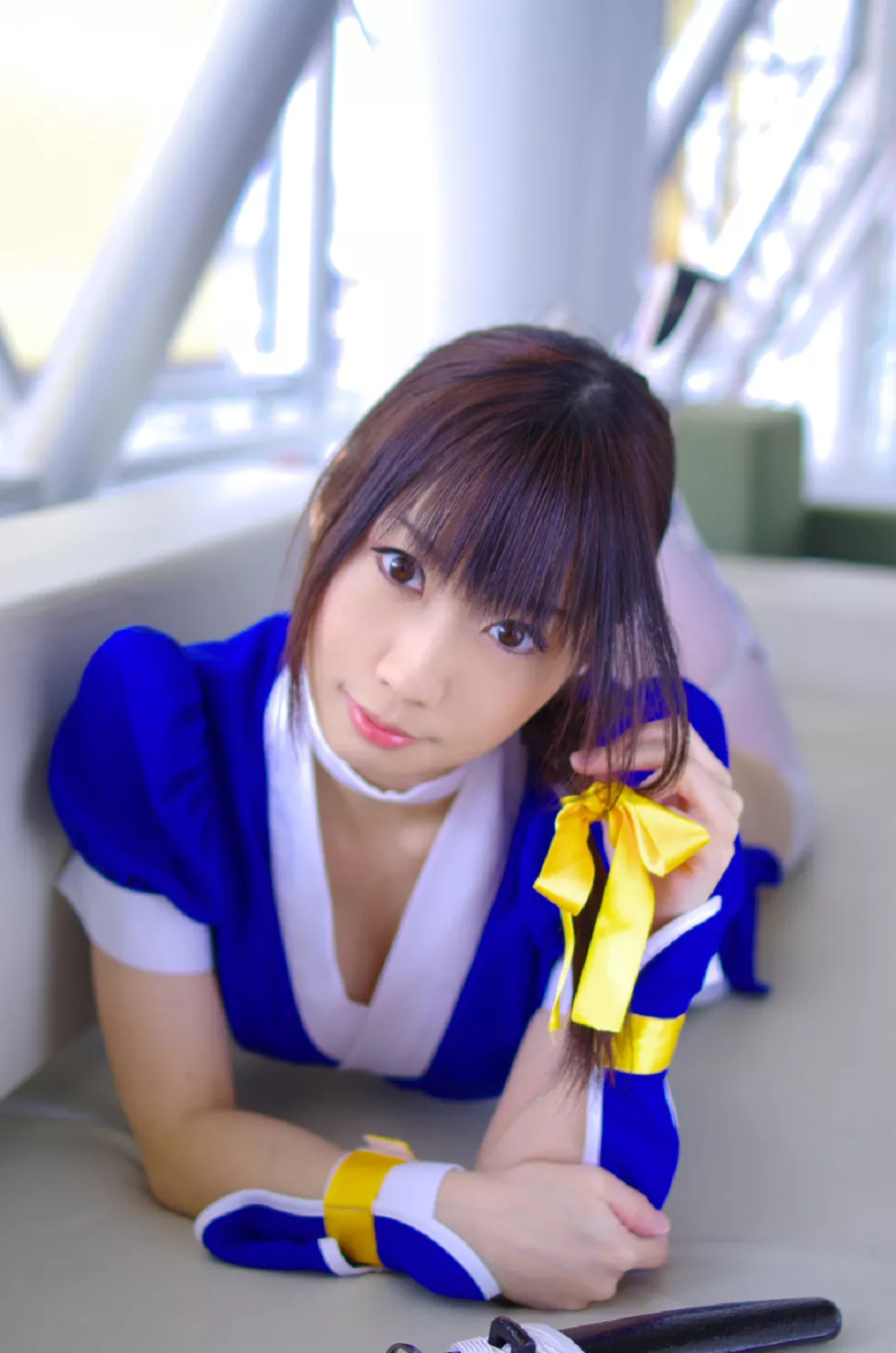 Xgyw.Org_[Cosplay精选]COS正片《霞浪漫》美女武士的白丝美腿性感写真337P