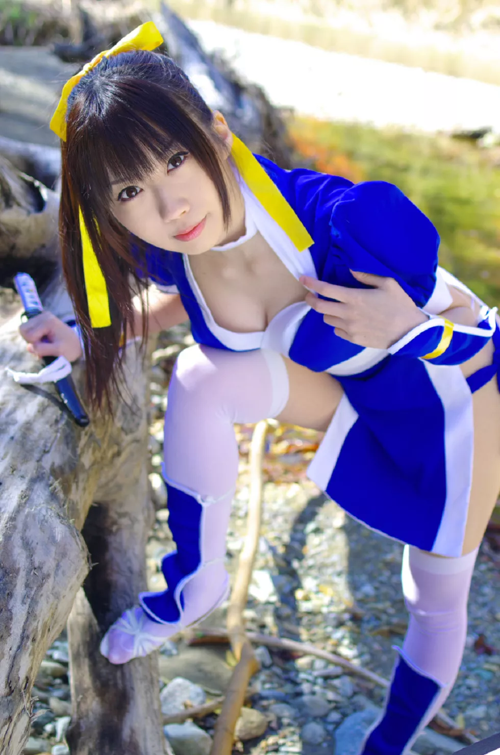 Xgyw.Org_[Cosplay精选]COS正片《霞浪漫》美女武士的白丝美腿性感写真337P