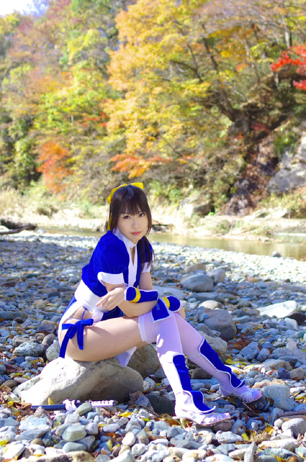 Xgyw.Org_[Cosplay精选]COS正片《霞浪漫》美女武士的白丝美腿性感写真337P