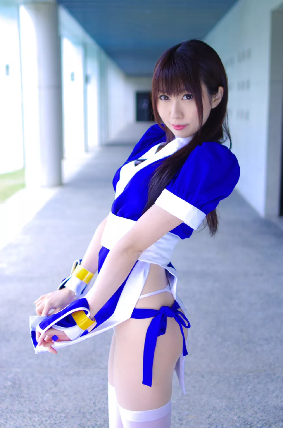 Xgyw.Org_[Cosplay精选]COS正片《霞浪漫》美女武士的白丝美腿性感写真337P