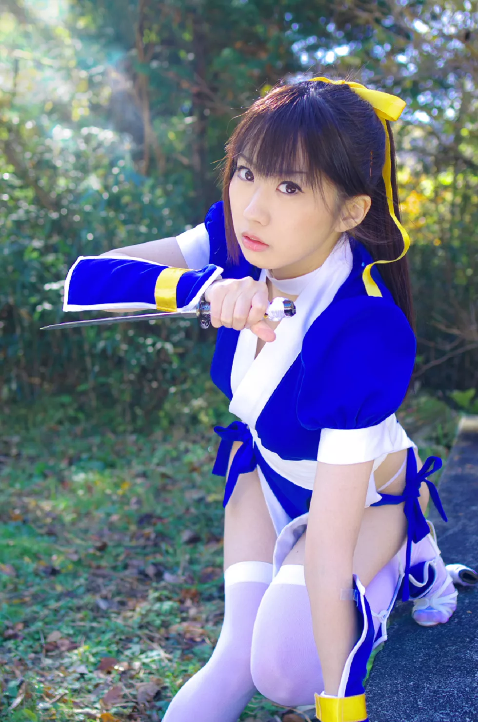 Xgyw.Org_[Cosplay精选]COS正片《霞浪漫》美女武士的白丝美腿性感写真337P