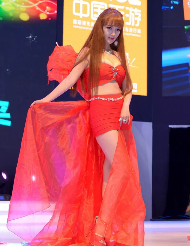 Xgyw.Org_2015ChinaJoy火辣Showgirl爆乳制服诱惑写真92P