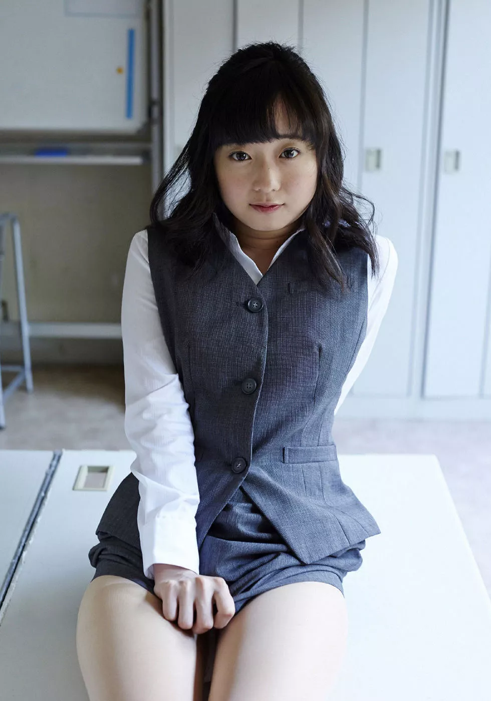 Xgyw.Org_日本美少女永井堇学生制服童颜巨乳性感写真100P