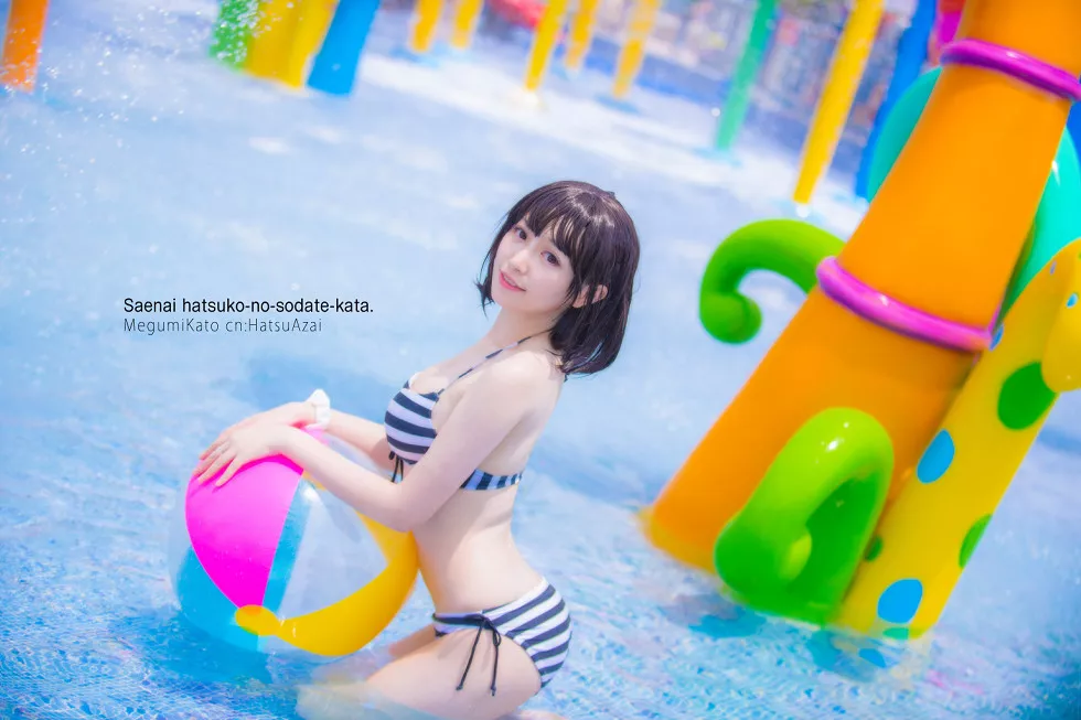 Xgyw.Org_Cosplay路人女主的养成方法圣人惠-夏日水着比基尼写真15P