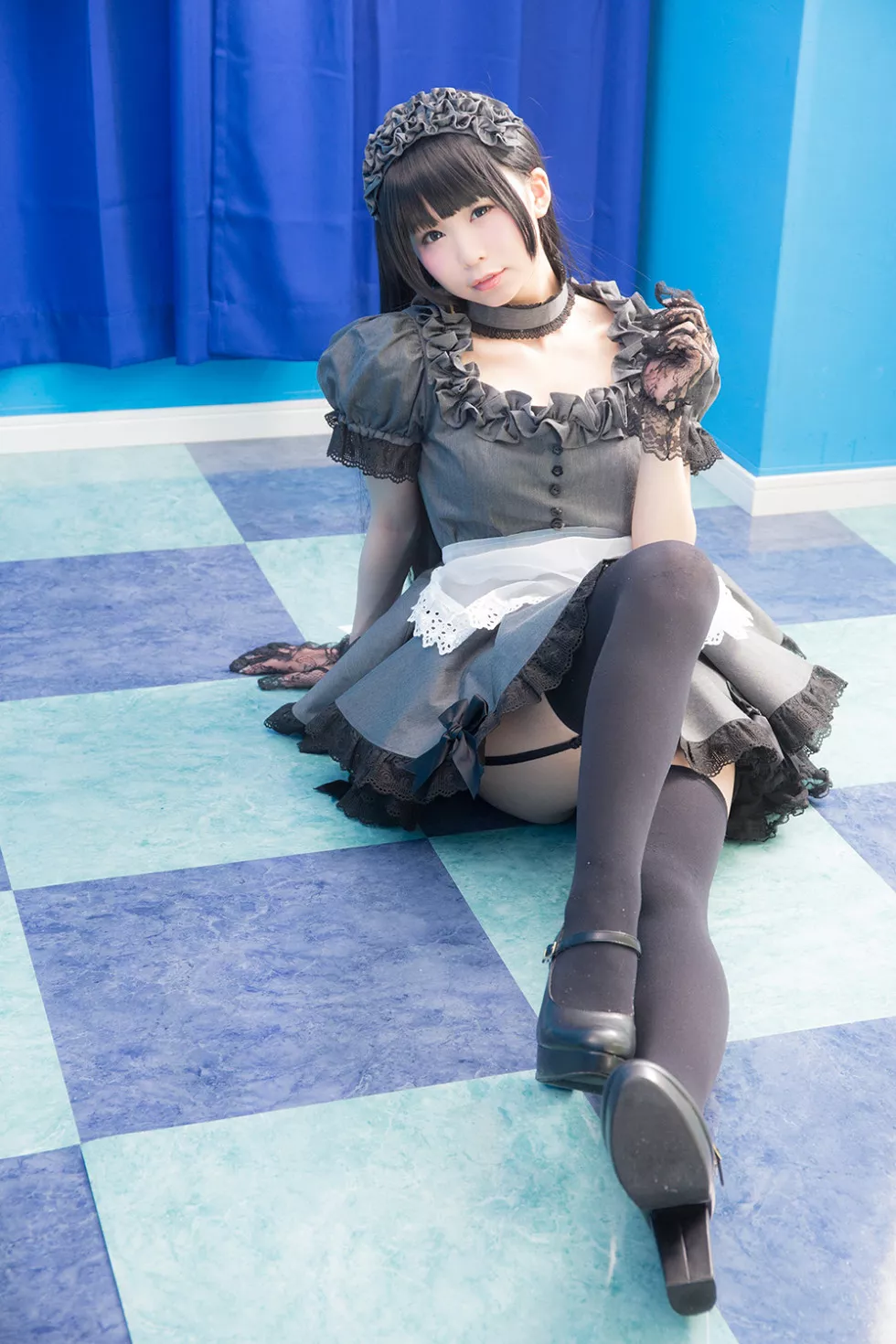 Xgyw.Org_[Cosplay精选]Akira Maid Doll精品唯美Brack＆Gray＆Navy系列写真233P