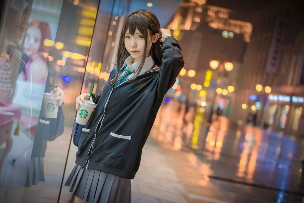 Xgyw.Org_[Cosplay精选]涩谷凛–夜路死苦清新妹子学生装迷人写真40P