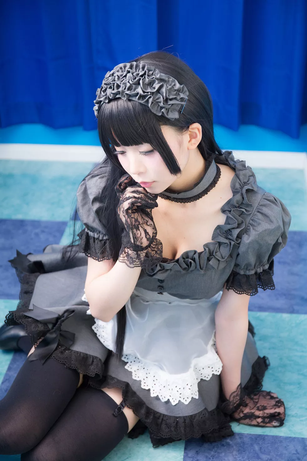 Xgyw.Org_[Cosplay精选]Akira Maid Doll精品唯美Brack＆Gray＆Navy系列写真233P