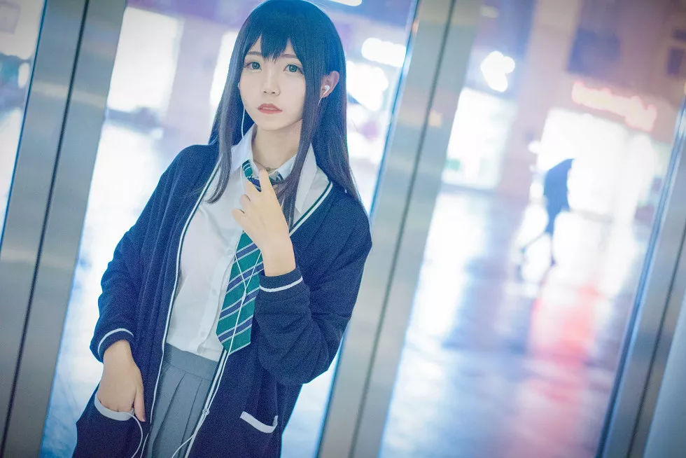 Xgyw.Org_[Cosplay精选]涩谷凛–夜路死苦清新妹子学生装迷人写真40P