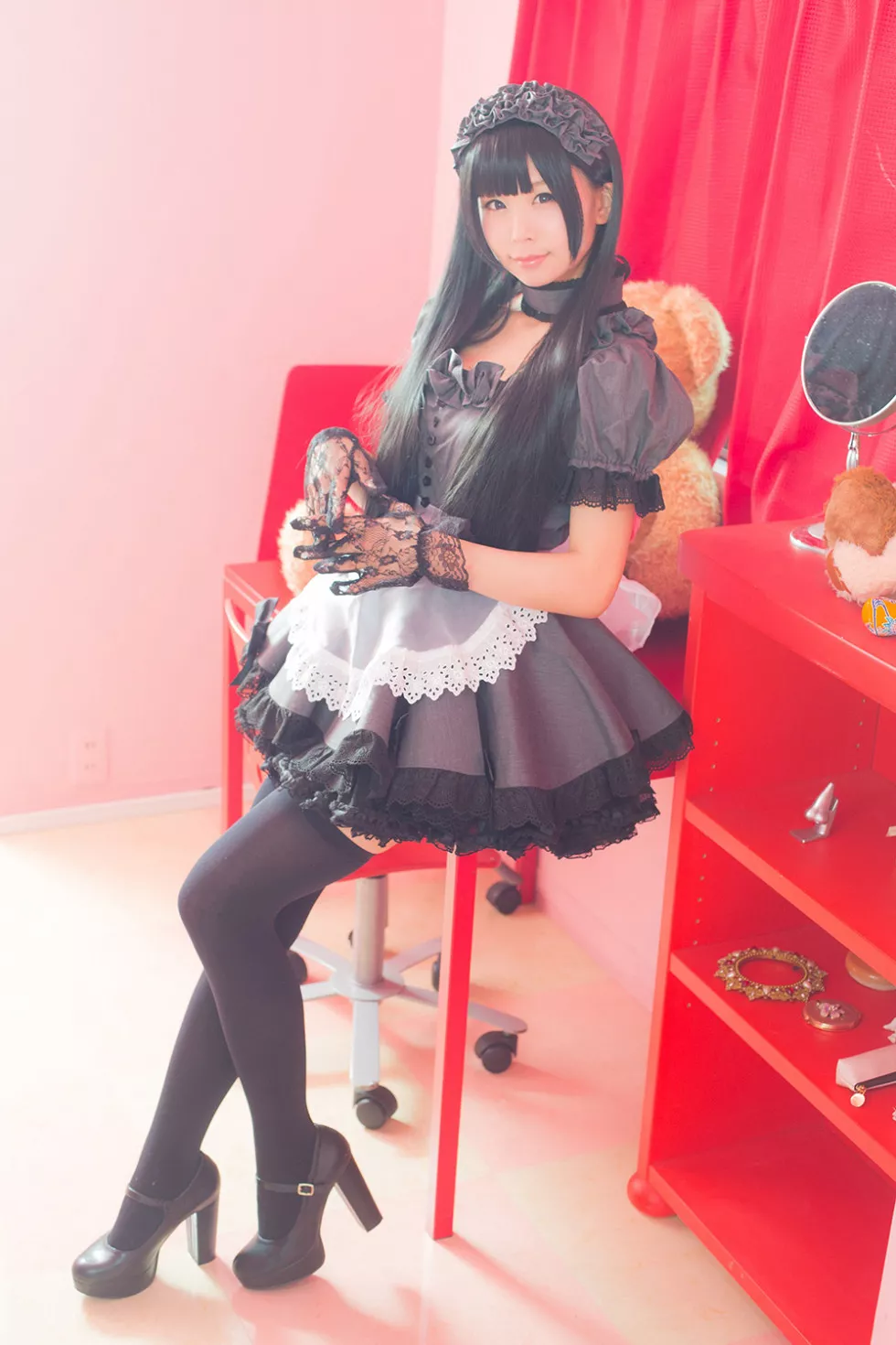 Xgyw.Org_[Cosplay精选]Akira Maid Doll精品唯美Brack＆Gray＆Navy系列写真233P