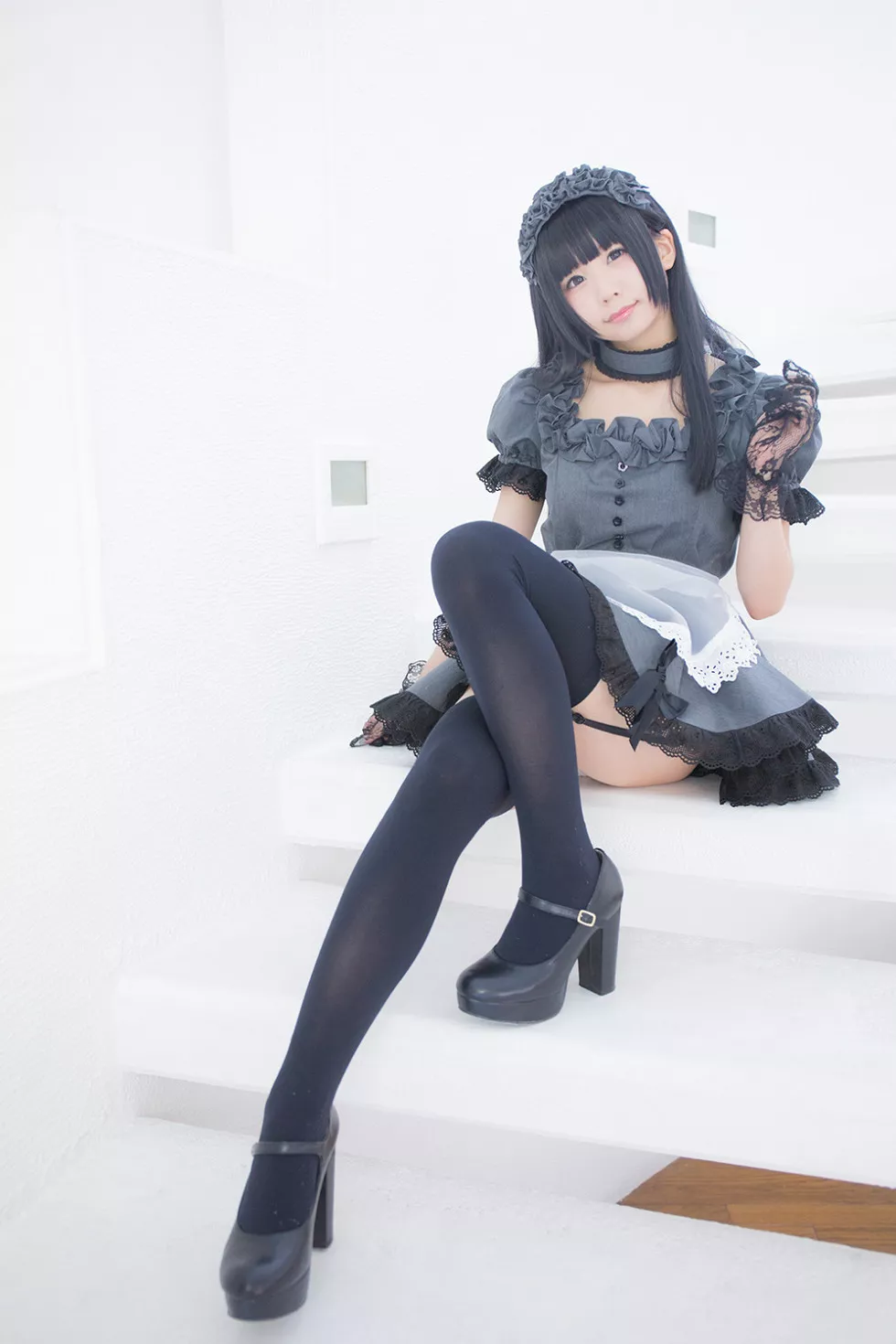 Xgyw.Org_[Cosplay精选]Akira Maid Doll精品唯美Brack＆Gray＆Navy系列写真233P