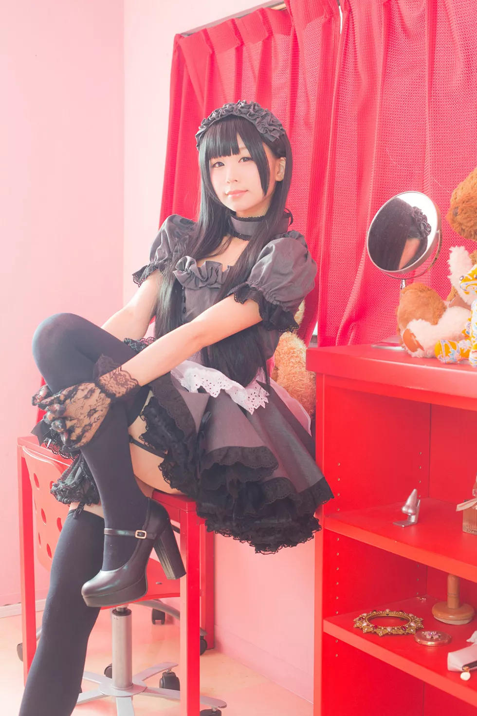 Xgyw.Org_[Cosplay精选]Akira Maid Doll精品唯美Brack＆Gray＆Navy系列写真233P