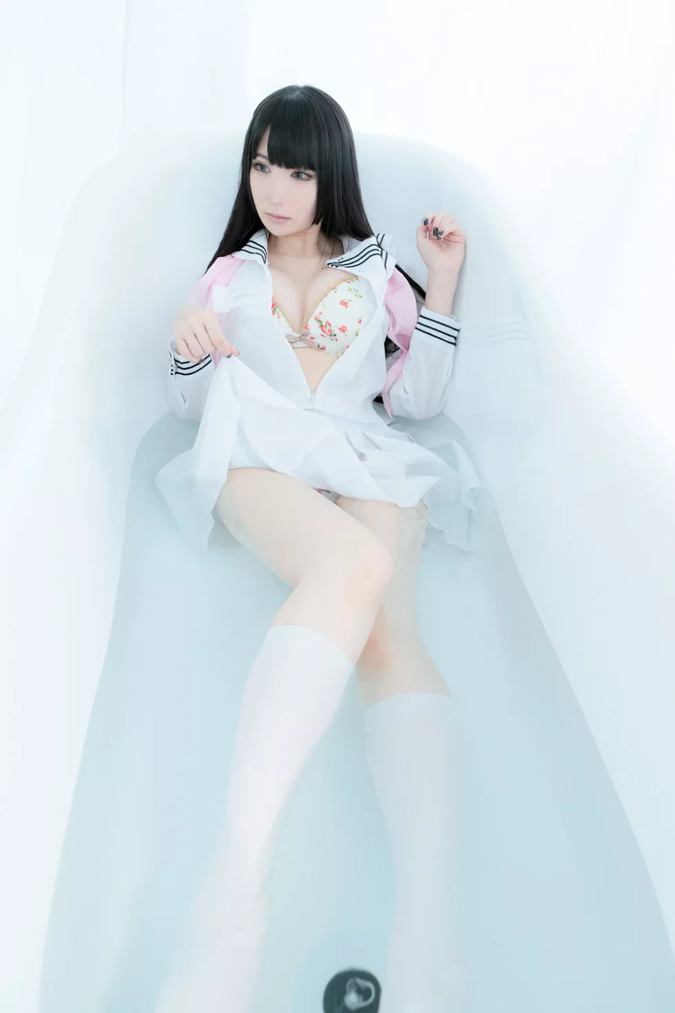 Xgyw.Org_[Cosplay精选]COS正片《泡沫的花》图集长发美少女清新写真200P