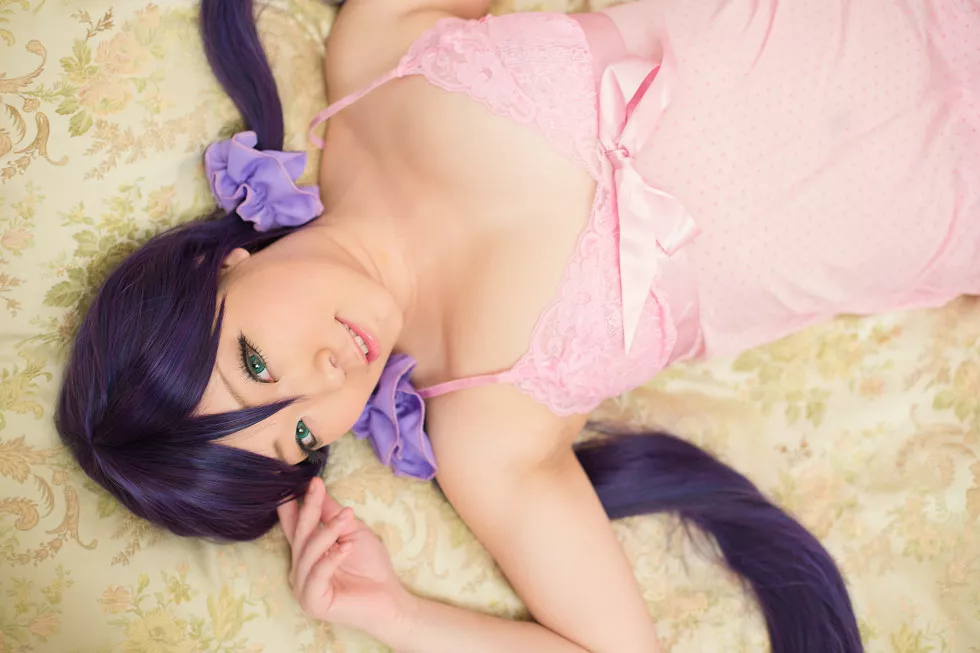 Xgyw.Org_[Cosplay精选]COS正片《は紫や》图集丰满美少女粉红薄纱裙秀豪乳写真200P