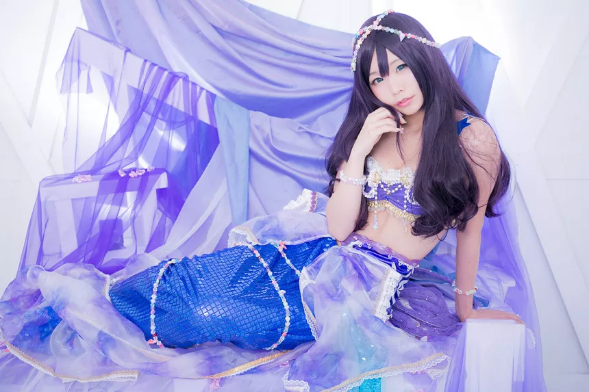 Xgyw.Org_[Cosplay精选]Cosplay正片《AkiLive》图集性感美人鱼+黑丝美腿诱惑写真256P