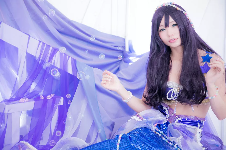 Xgyw.Org_[Cosplay精选]Cosplay正片《AkiLive》图集性感美人鱼+黑丝美腿诱惑写真256P