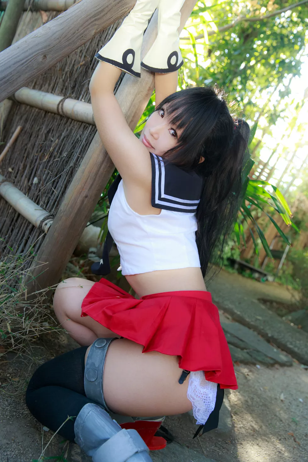 Xgyw.Org_[Cosplay精选]COS正片《Kekkon Kakko Kari》图集阳光美女蕾丝内裤诱惑写真253P