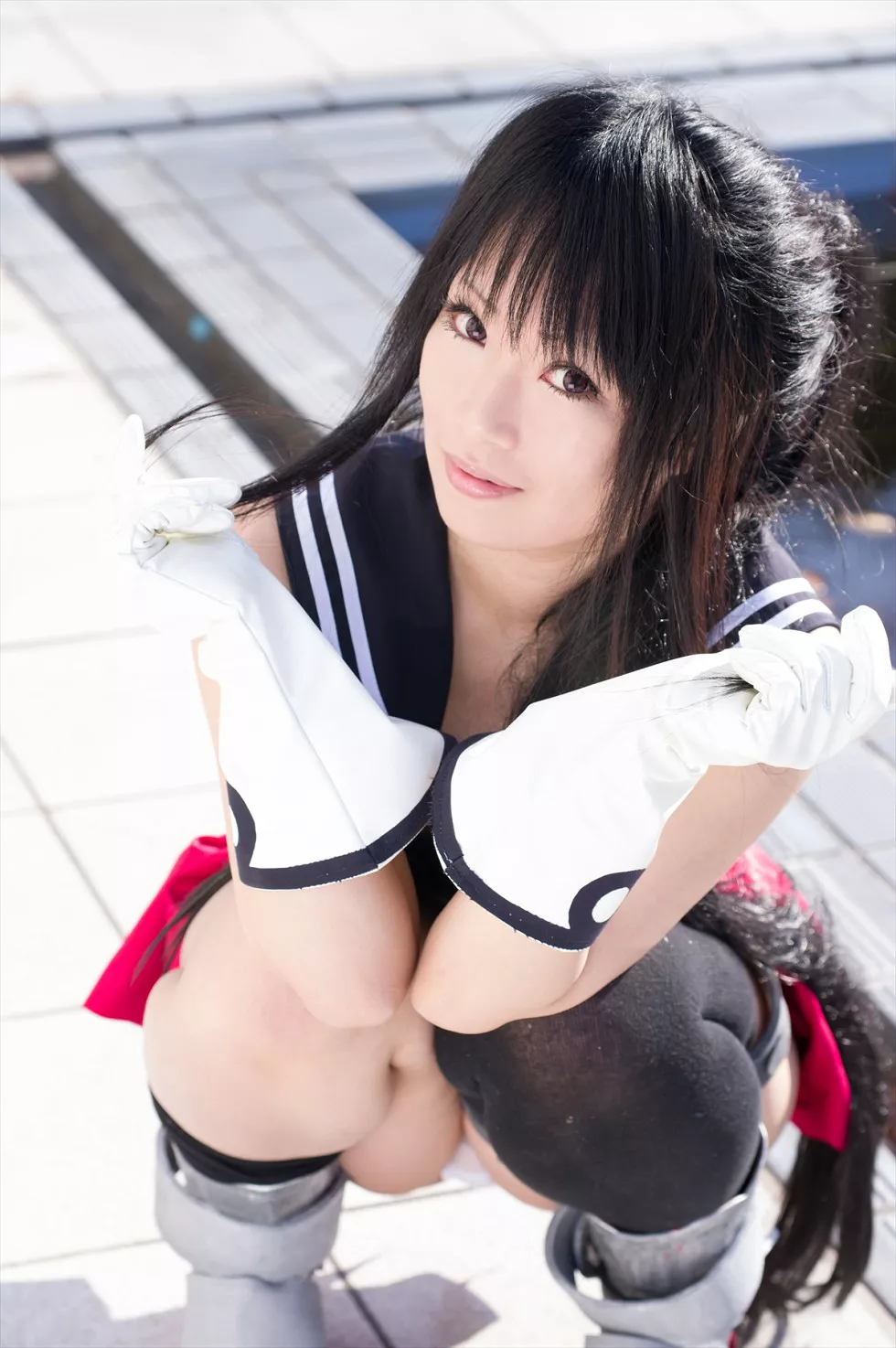 Xgyw.Org_[Cosplay精选]COS正片《Kekkon Kakko Kari》图集阳光美女蕾丝内裤诱惑写真253P