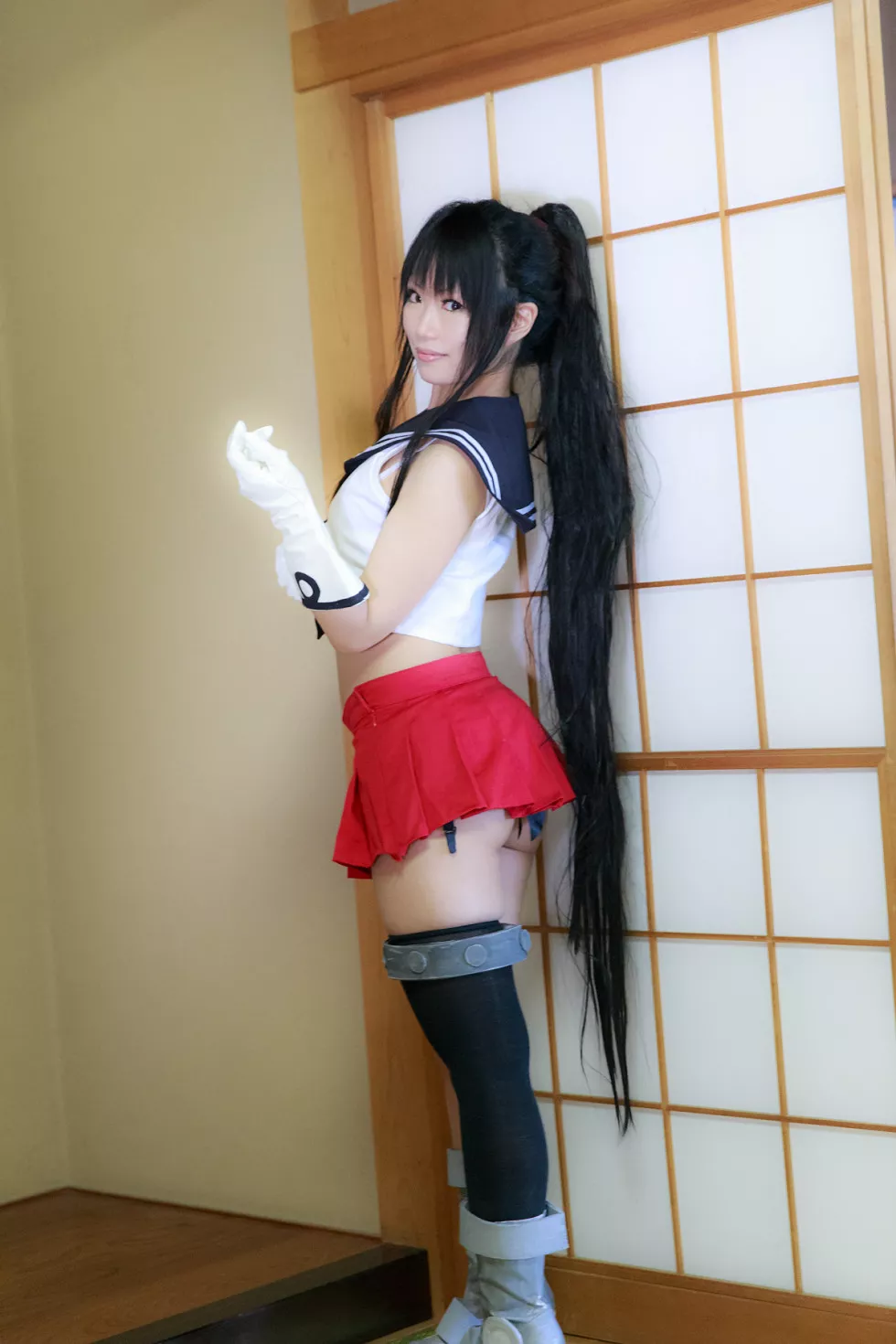 Xgyw.Org_[Cosplay精选]COS正片《Kekkon Kakko Kari》图集阳光美女蕾丝内裤诱惑写真253P