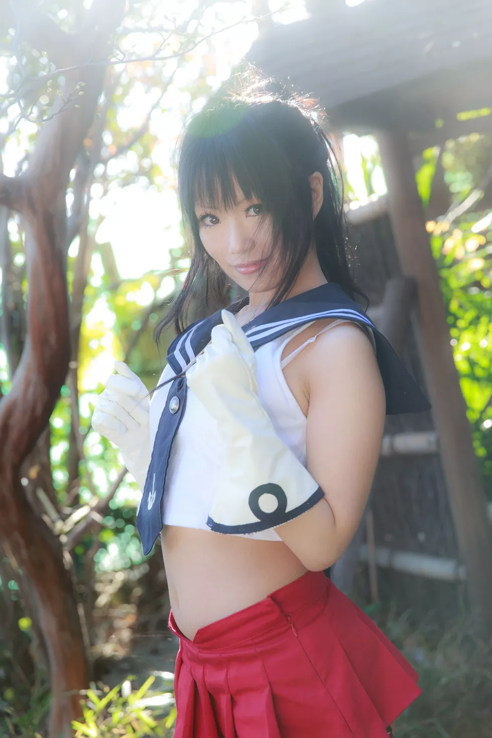 Xgyw.Org_[Cosplay精选]COS正片《Kekkon Kakko Kari》图集阳光美女蕾丝内裤诱惑写真253P