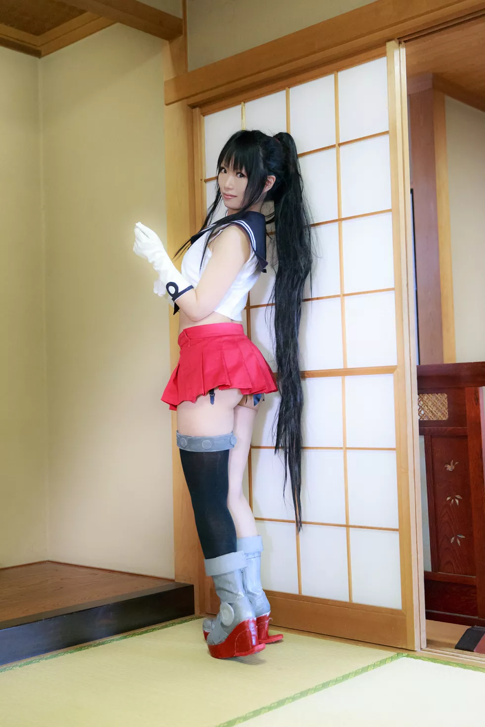 Xgyw.Org_[Cosplay精选]COS正片《Kekkon Kakko Kari》图集阳光美女蕾丝内裤诱惑写真253P