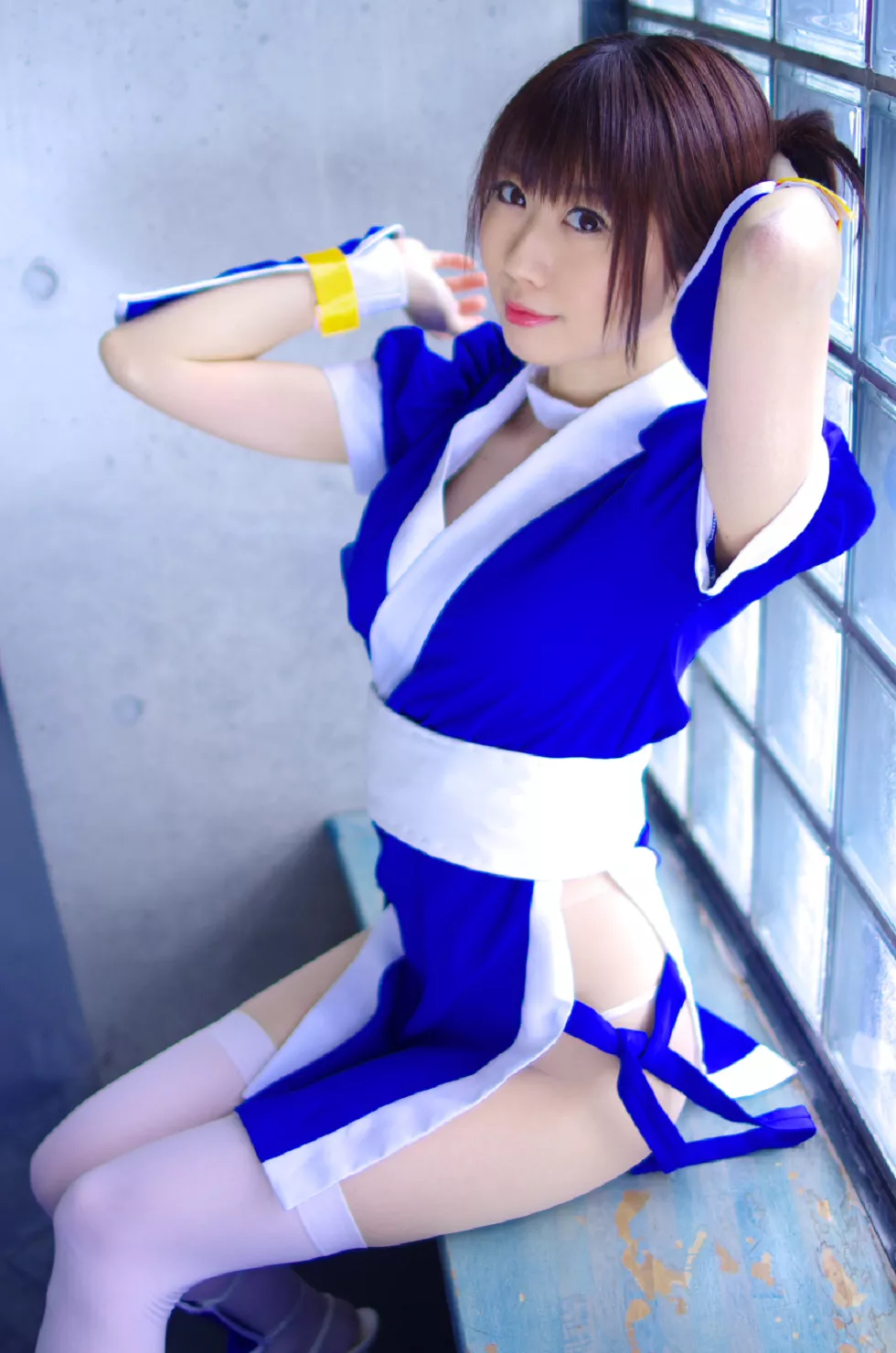 Xgyw.Org_[Cosplay精选]COS正片《霞浪漫》美女武士的白丝美腿性感写真337P