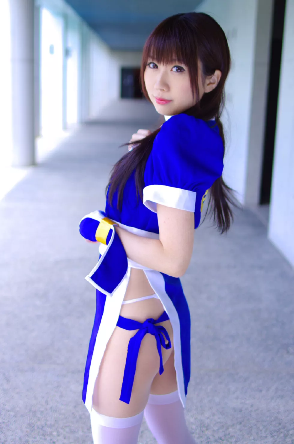 Xgyw.Org_[Cosplay精选]COS正片《霞浪漫》美女武士的白丝美腿性感写真337P