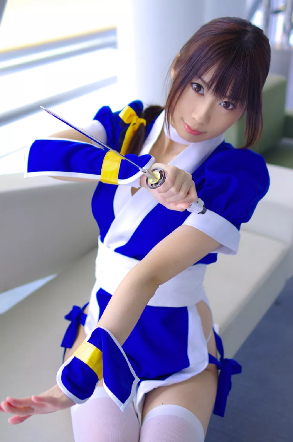 Xgyw.Org_[Cosplay精选]COS正片《霞浪漫》美女武士的白丝美腿性感写真337P