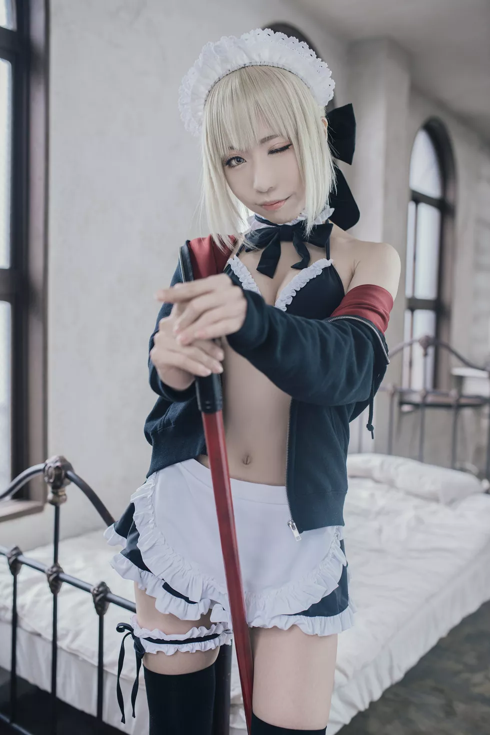 Xgyw.Org_[Cosplay精选]《HeartBreak Morgan》吃雪糕的紧身衣妹子性感写真243P