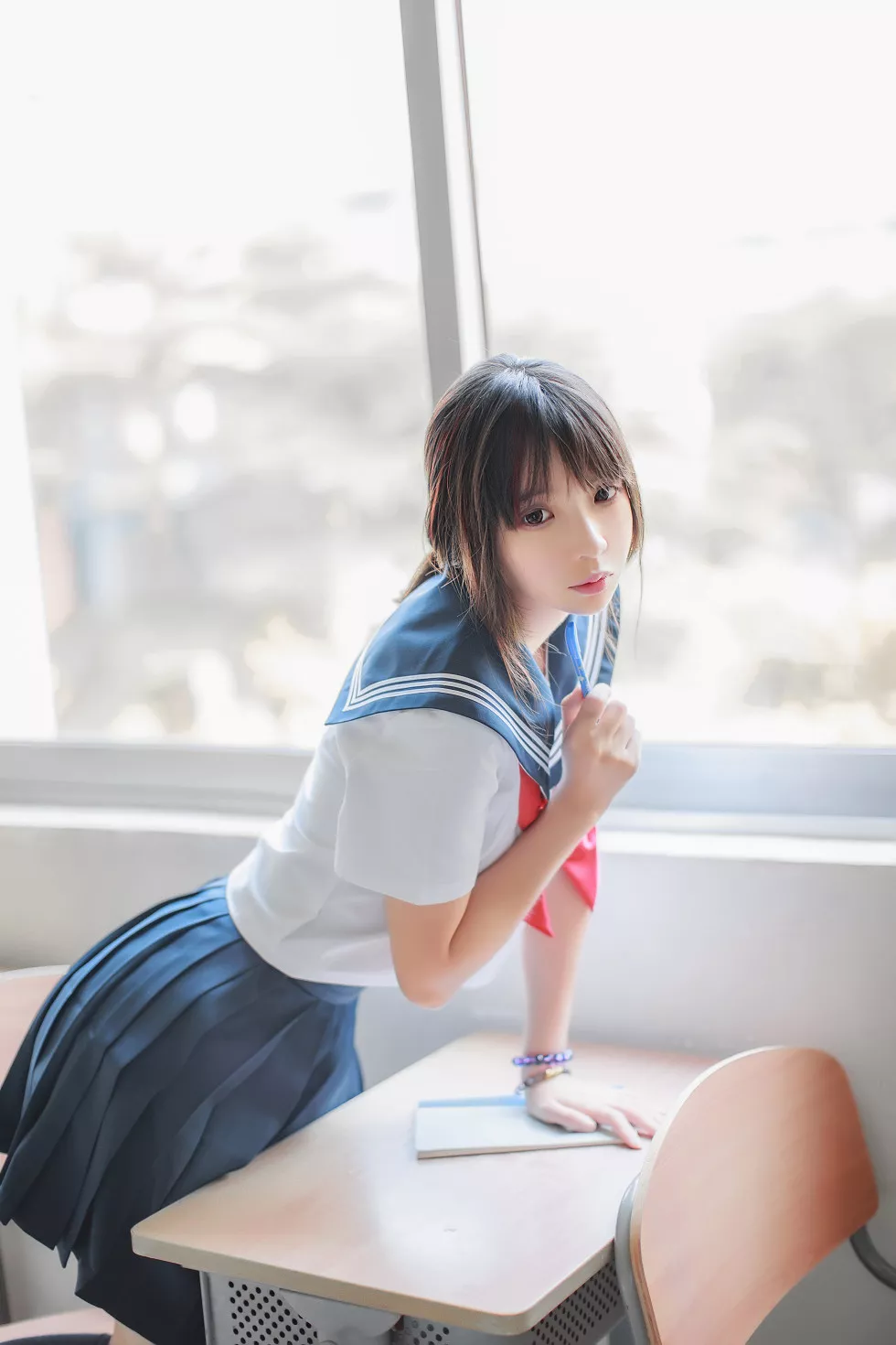 Xgyw.Org_[Cosplay精选]COS美女疯猫ss同桌的水手服黑丝美腿性感写真41P