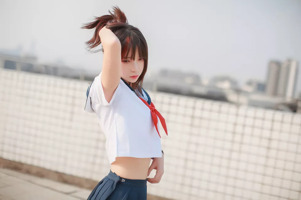 Xgyw.Org_[Cosplay精选]COS美女疯猫ss同桌的水手服黑丝美腿性感写真41P