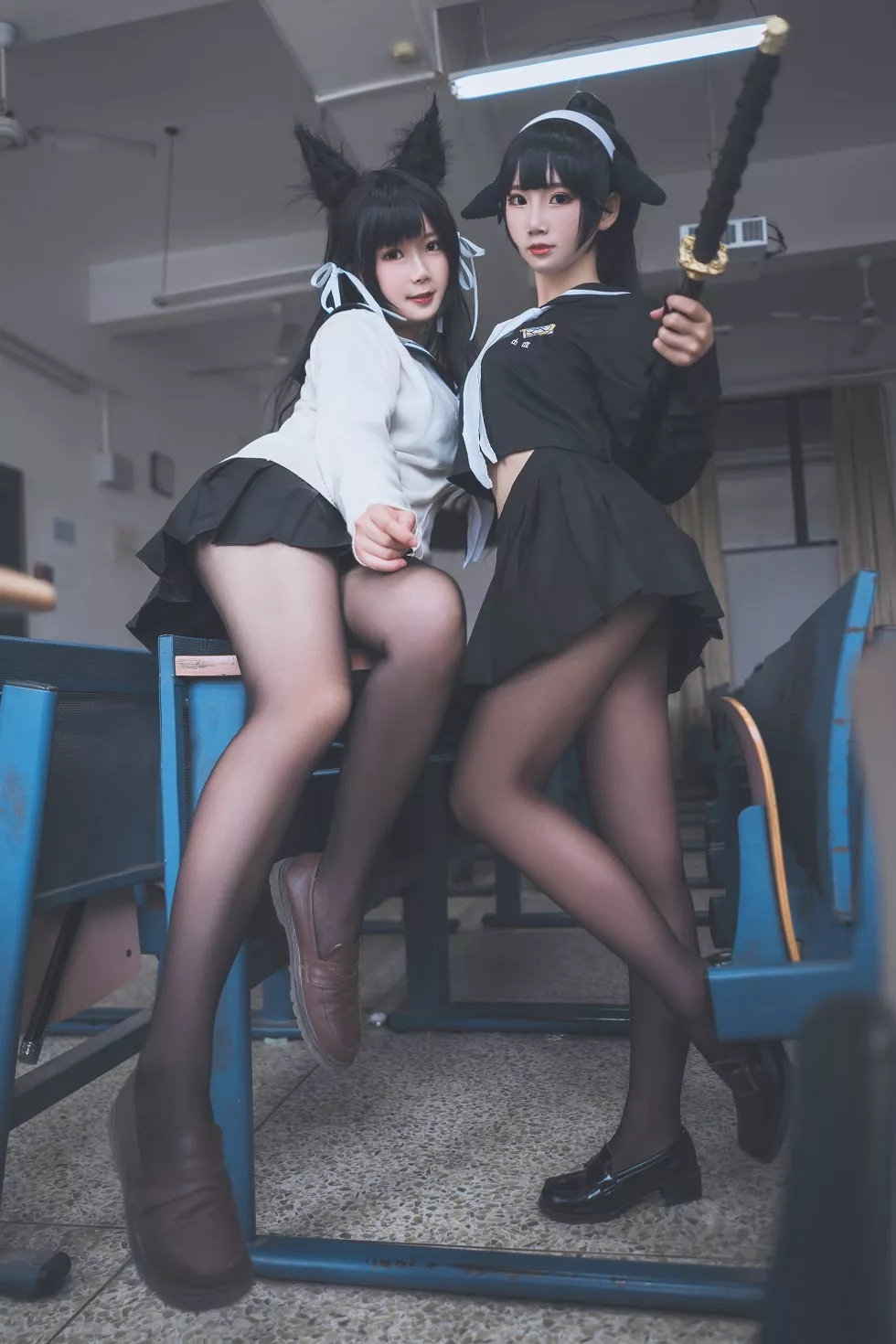 Xgyw.Org_[Cosplay精选]可爱人气Coser面饼仙儿–高雄仙儿黑丝裤袜完美诱惑写真34P