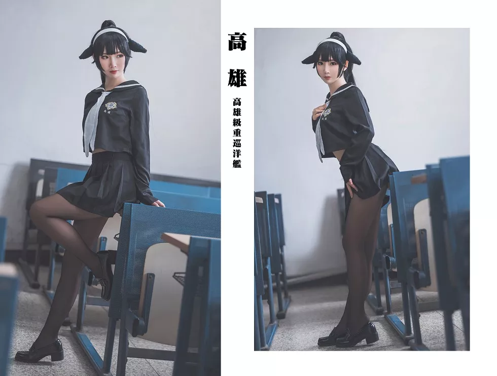 Xgyw.Org_[Cosplay精选]可爱人气Coser面饼仙儿–高雄仙儿黑丝裤袜完美诱惑写真34P