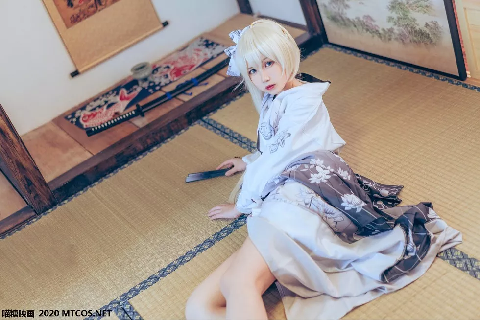 Xgyw.Org_[喵糖映画]Vol.105_Cosplay穹妹日式私房性感和服秀白嫩美腿迷人诱惑写真39P