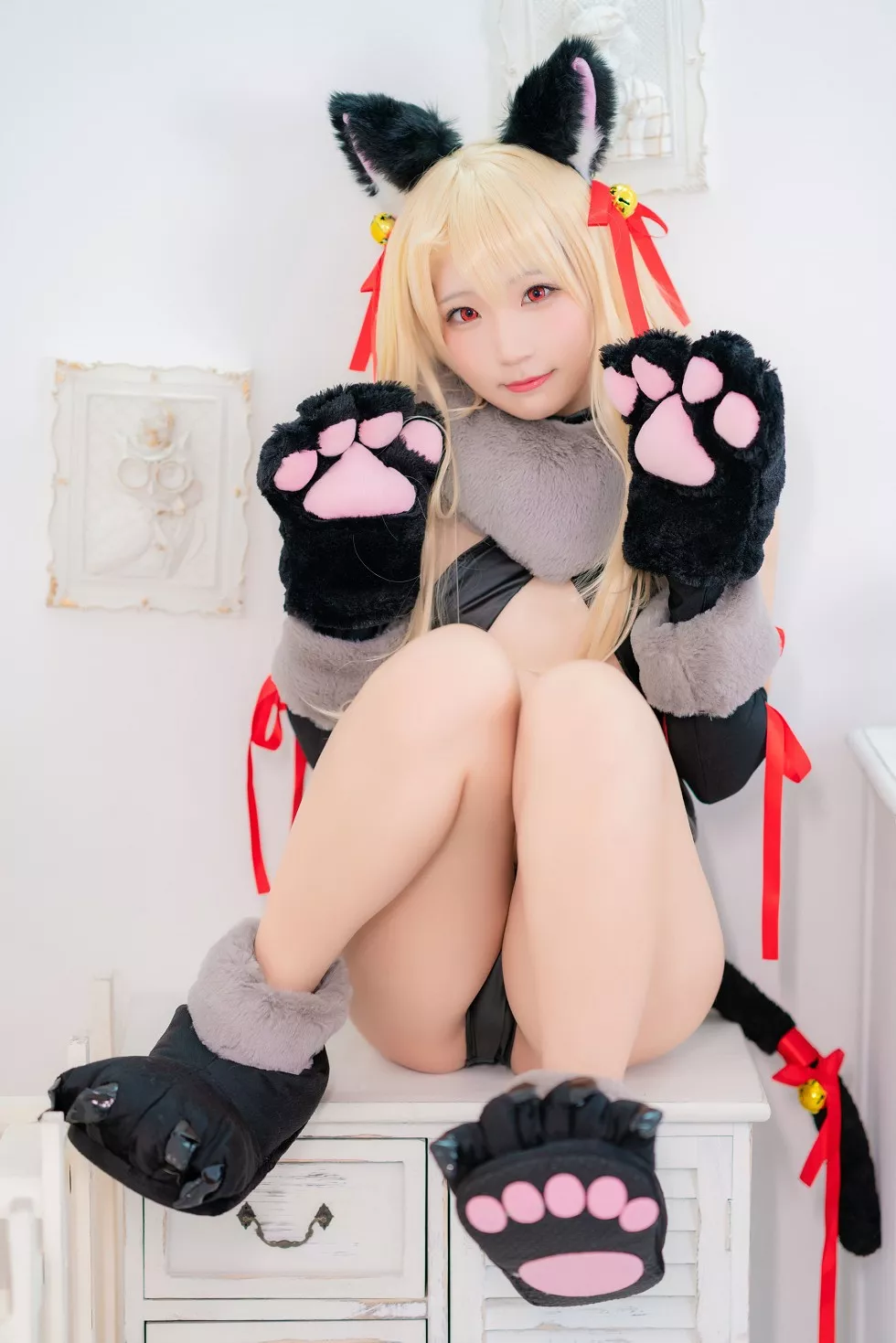 Xgyw.Org_[Cosplay精选]动漫博主Mime弥美猫女郎主题性感开胸内衣秀白嫩肌肤诱惑写真21P