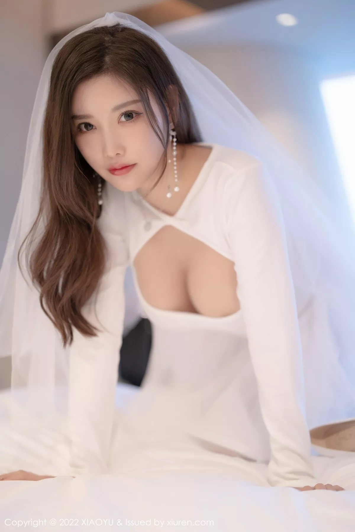 Xgyw.Org_[XiaoYu画语界]Vol.739_女神杨晨晨Yome性感白色婚纱配白丝袜秀完美身材惹火诱惑写真72P