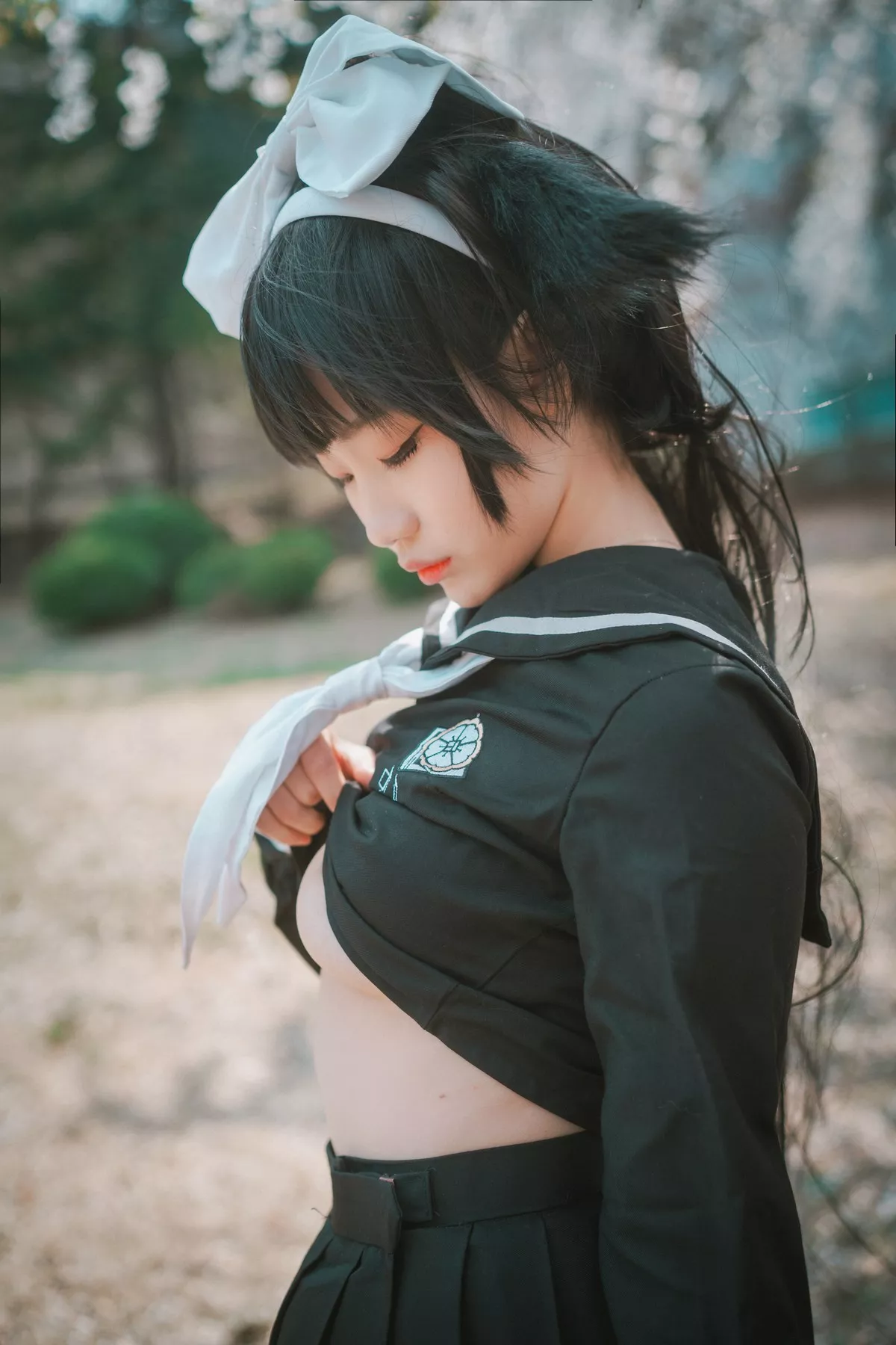 Xgyw.Org_[DJAWA]No.080_模特Mimmi_Azur Lane IJN Takao主题户外性感服饰半撩露豪乳诱惑写真61P