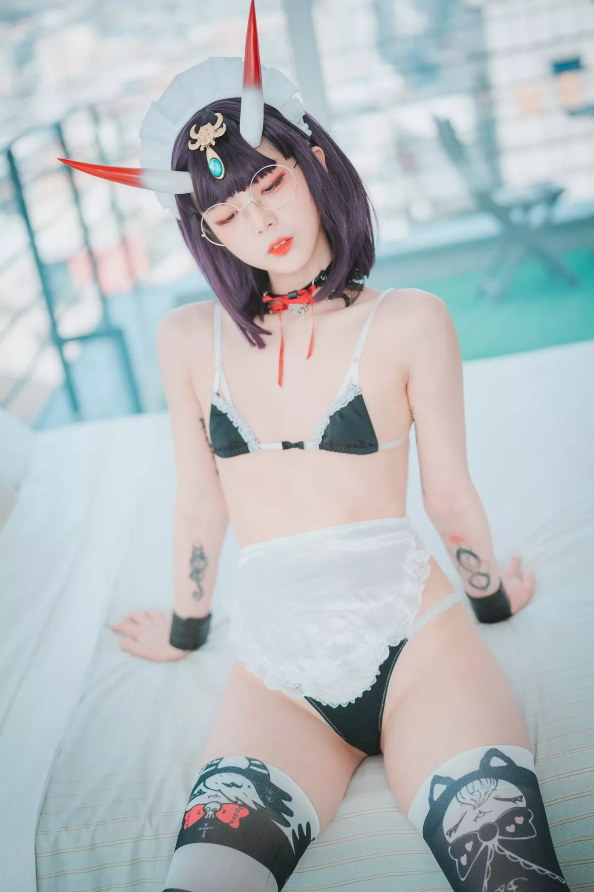 Xgyw.Org_[DJAWA]No.104_模特JangJoo_Shuten Douji Maid主题性感三点式内衣撩人诱惑写真71P