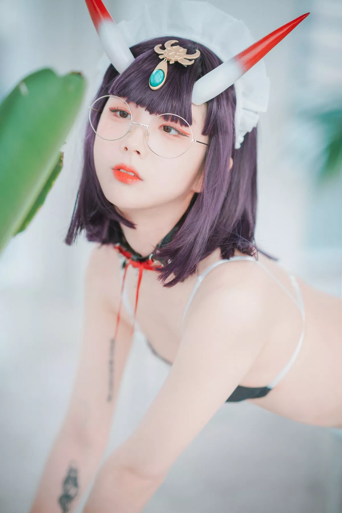 Xgyw.Org_[DJAWA]No.104_模特JangJoo_Shuten Douji Maid主题性感三点式内衣撩人诱惑写真71P