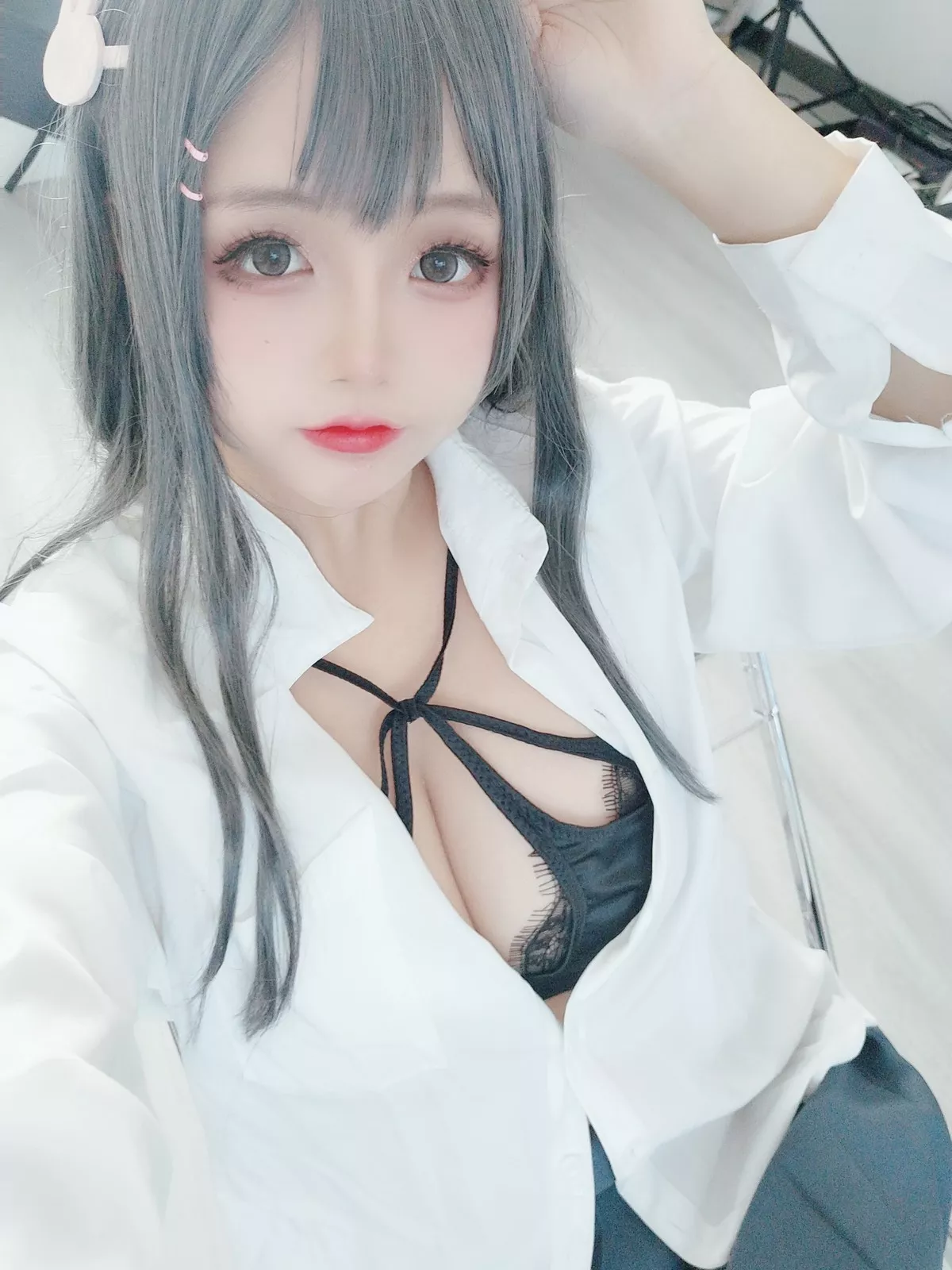 Xgyw.Org_Cosplay美女日奈娇麻衣校服主题私房性感学生制服半脱露蕾丝内衣迷人诱惑写真73P