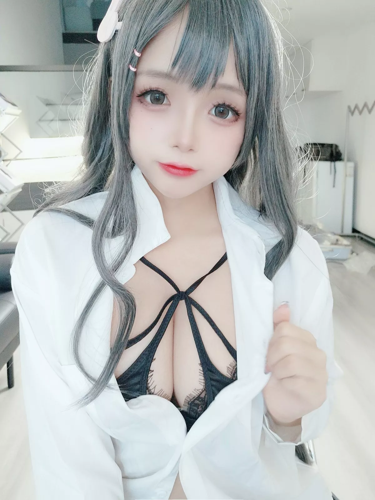 Xgyw.Org_Cosplay美女日奈娇麻衣校服主题私房性感学生制服半脱露蕾丝内衣迷人诱惑写真73P