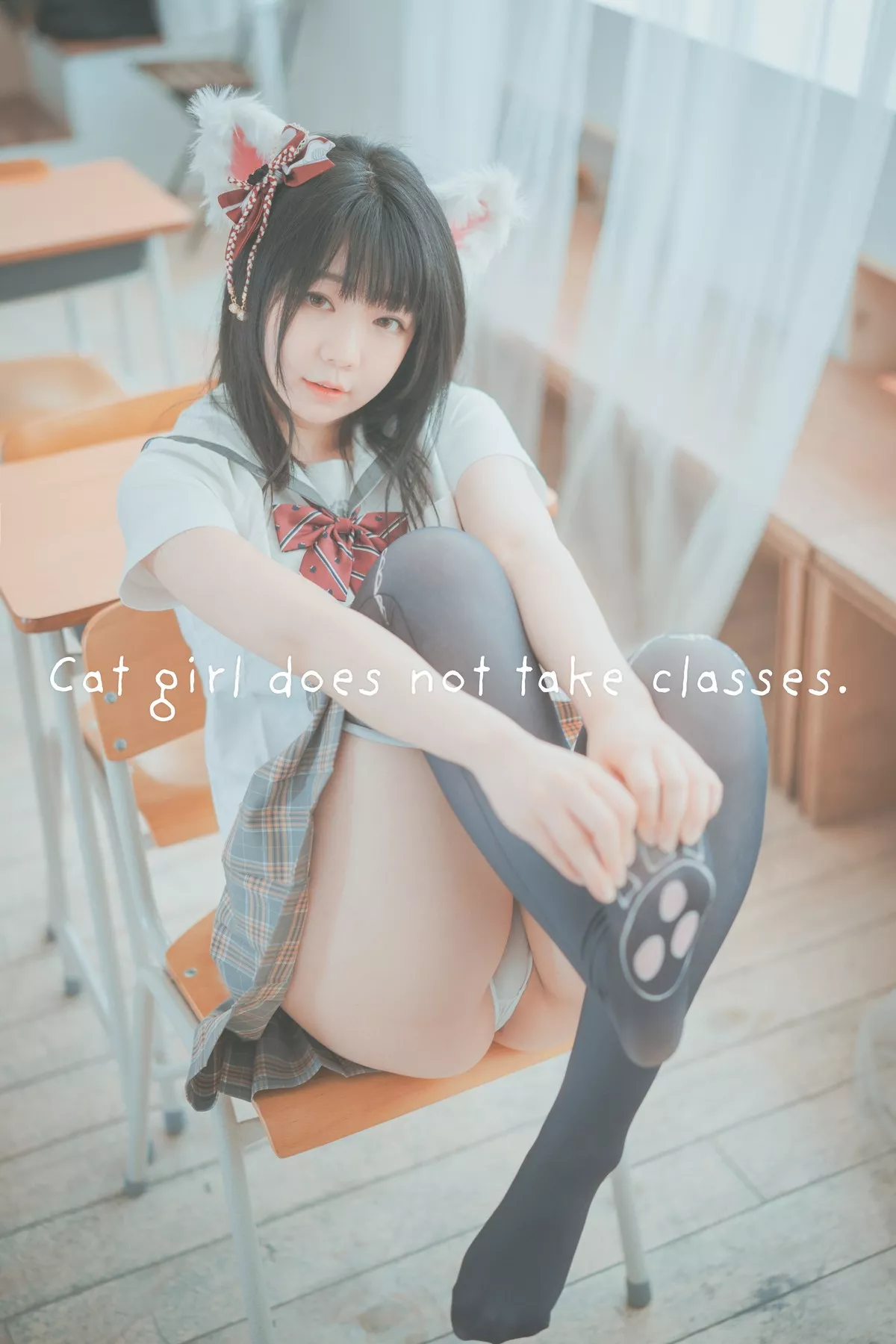 Xgyw.Org_[DJAWA]No.071_PIan_Cat girl does not take classes主题猫女郎服饰秀翘臀诱惑写真23P