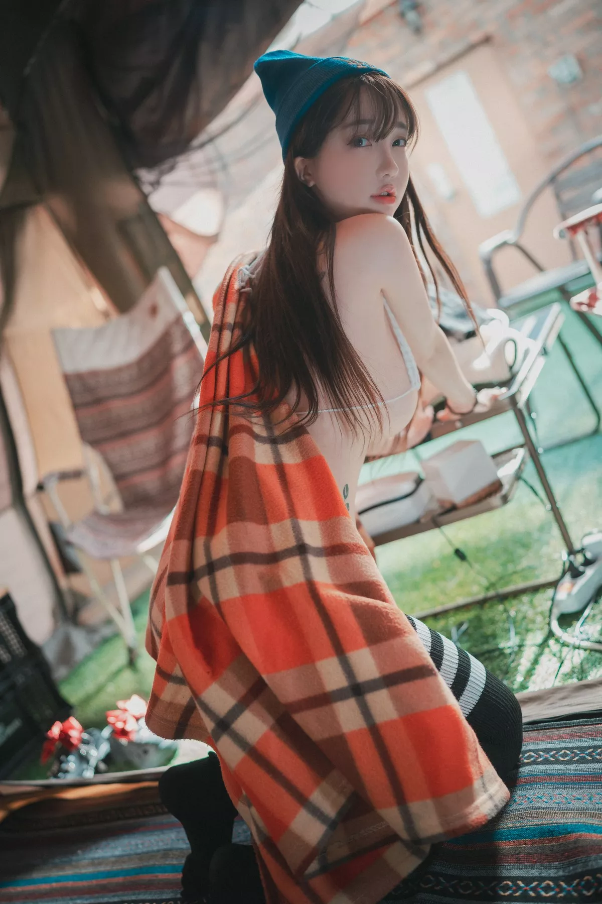 Xgyw.Org_[DJAWA]No.169_Yeeun_Romantic Winter Glamping主题白色针织内衣秀豪乳诱惑写真99P