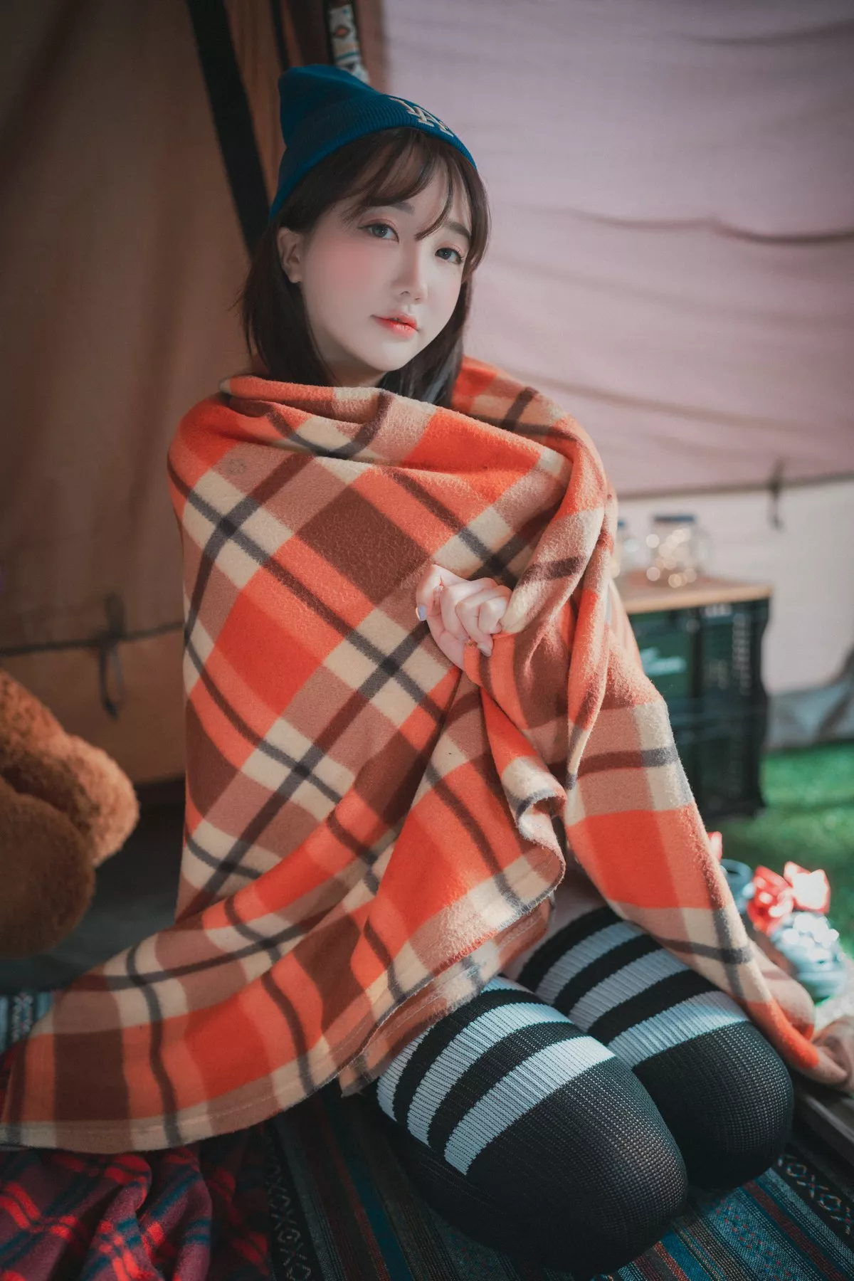 Xgyw.Org_[DJAWA]No.169_Yeeun_Romantic Winter Glamping主题白色针织内衣秀豪乳诱惑写真99P