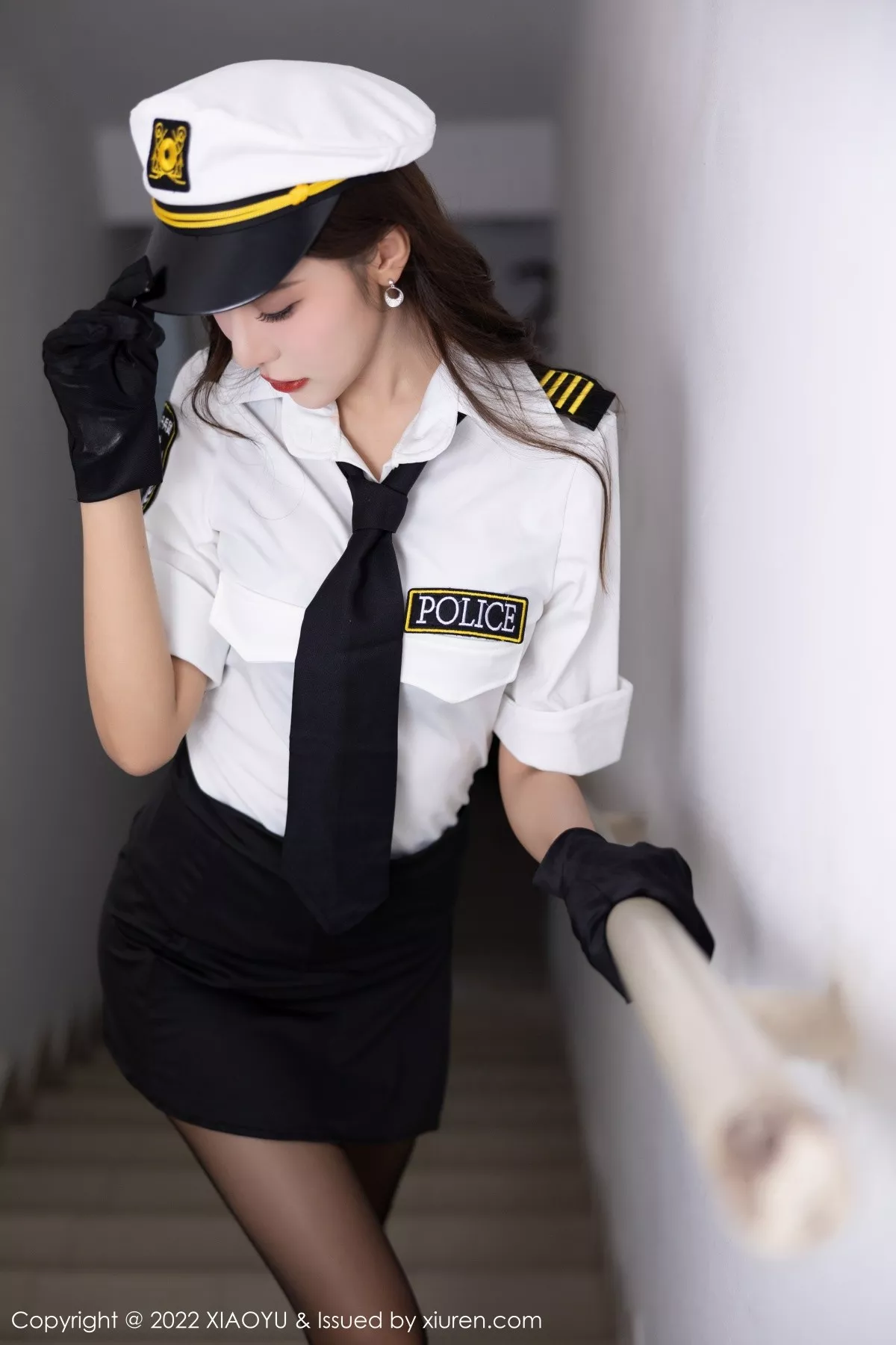 Xgyw.Org_[XiaoYu画语界]Vol.867_女神王馨瑶yanni韩国女警官制服露蕾丝内衣配破烂黑丝诱惑写真90P