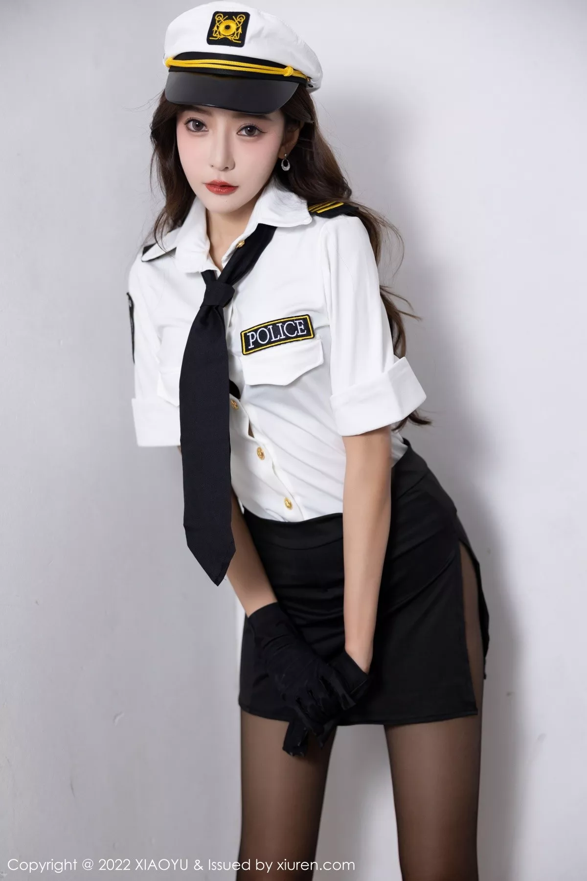 Xgyw.Org_[XiaoYu画语界]Vol.867_女神王馨瑶yanni韩国女警官制服露蕾丝内衣配破烂黑丝诱惑写真90P