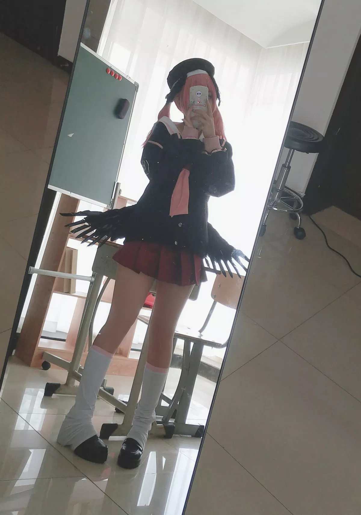 Xgyw.Org_Cosplay美女日奈娇下江小春主题室内脱性感学生制服露三点式内衣迷人诱惑写真149P