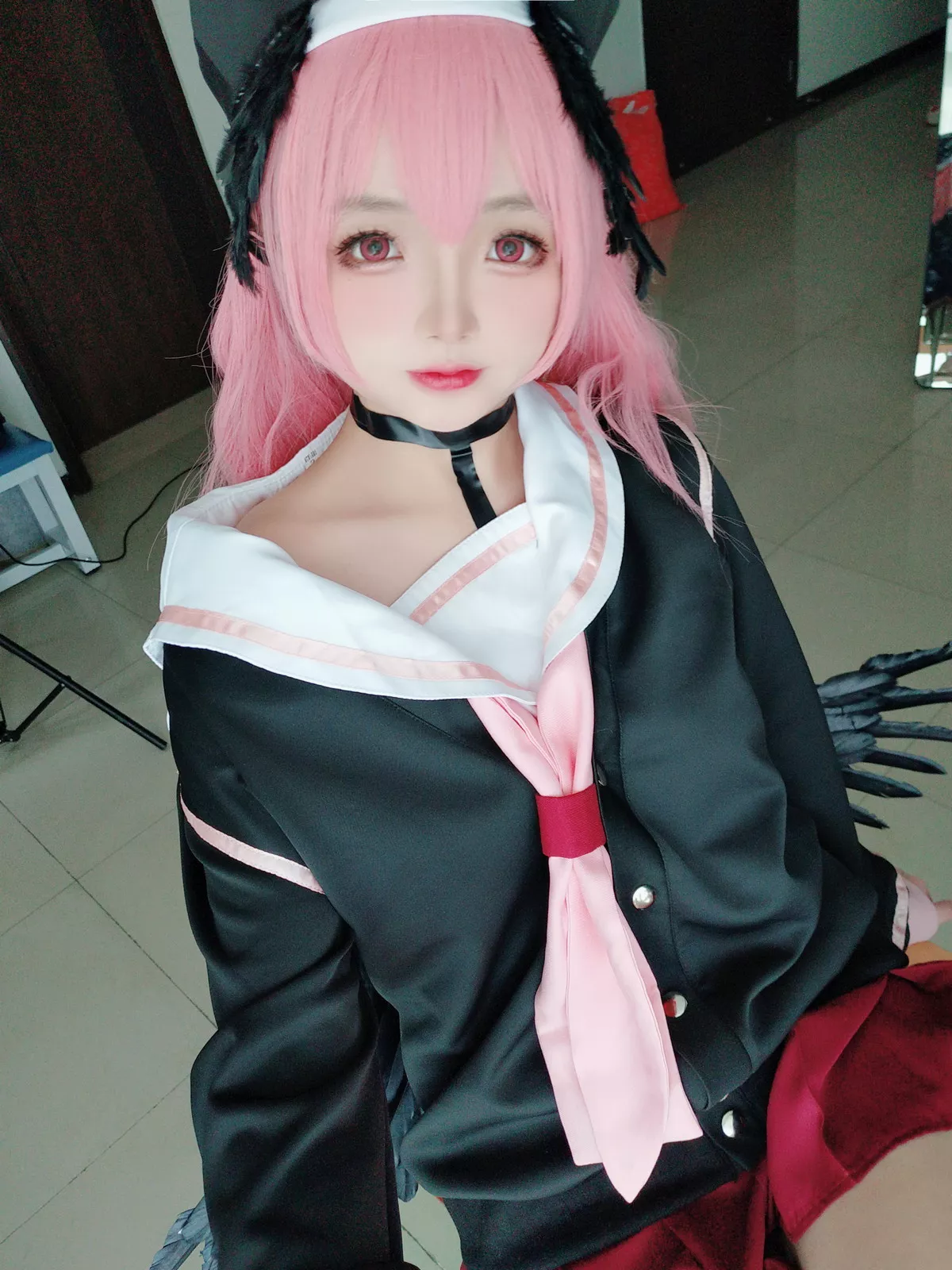 Xgyw.Org_Cosplay美女日奈娇下江小春主题室内脱性感学生制服露三点式内衣迷人诱惑写真149P