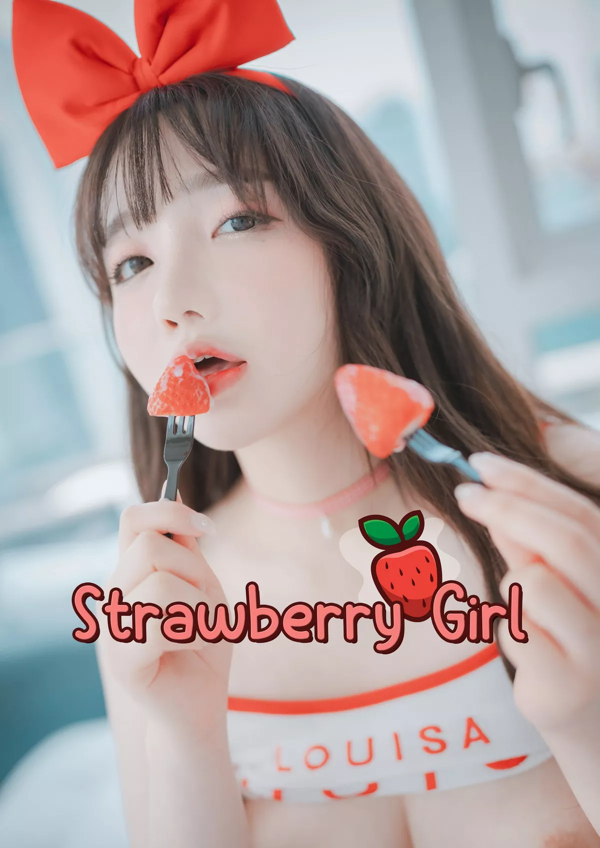 Xgyw.Org_[DJAWA]No.228_韩国模特Strawberry Girl主题私房性感红色百褶裙半撩露翘臀诱惑写真81P