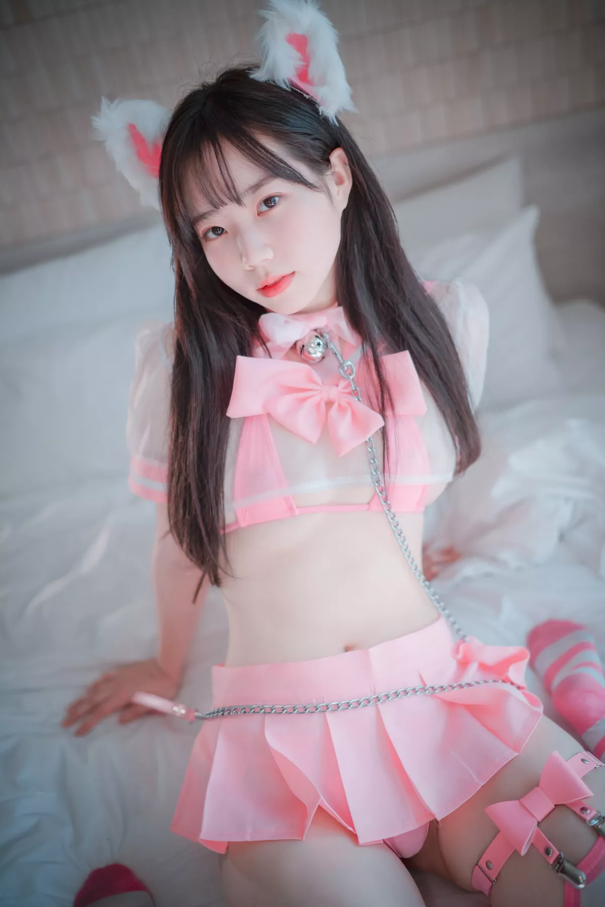 Xgyw.Org_[DJAWA]No.229_模特Myu_a_Catgirl in Pink主题性感粉色内衣秀丰满身材迷人诱惑写真72P